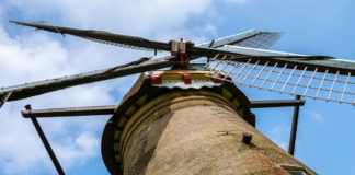 Windmills of Kinderdijk Netherlands Amongst the Windmills of Kinderdijk, this one dates back to 1738 CE