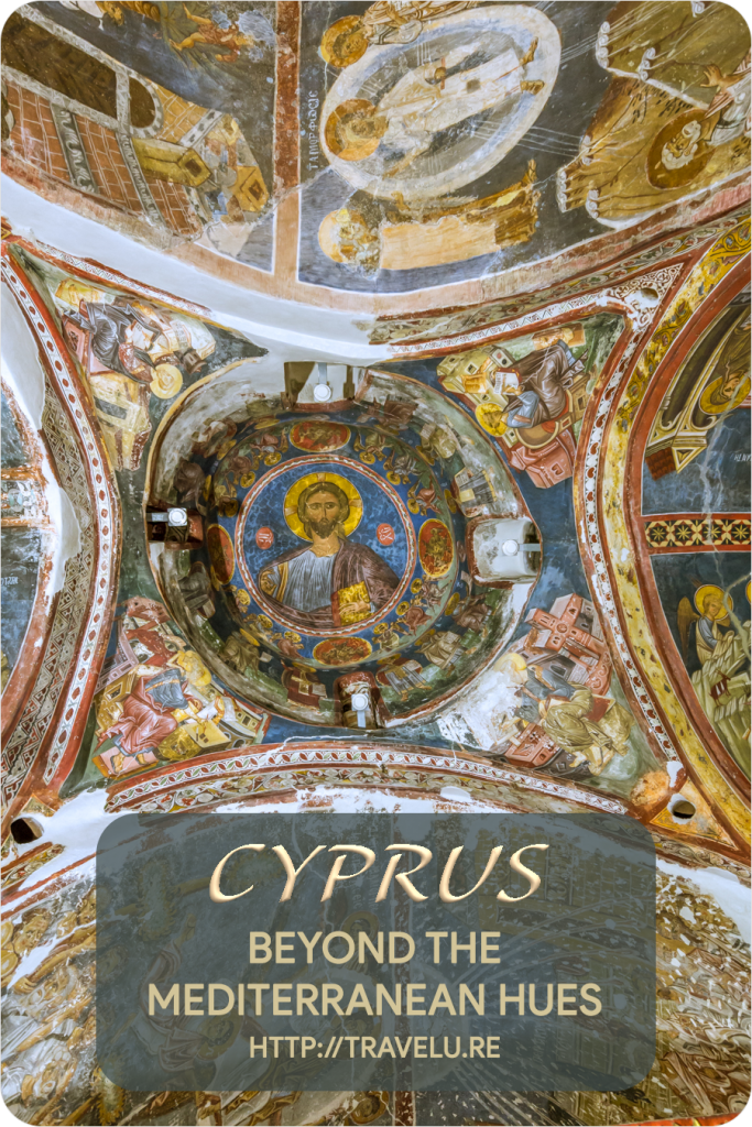 Pin it 2 - Seeing more heritage gems from Cyprus, it increasingly became clear that over the centuries, Cypriots have demonstrated amazing talent. They not only showcased talent in their three-millennia old mosaics but also via the painted churches from the medieval Byzantine era - Cyprus - Beyond the Mediterranean Hues. #WorldHeritageSite #UNESCOWorldHeritageList #CyprusUNESCOSites #Mosaics #ByzantineChurches