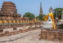 UNESCO Heritage Site Ayutthaya Thailand Lord Rama temples in Ayutthaya are sprinkled with Buddha statues today - Travelure ©
