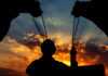 Capturing the sunset colours and silhouettes – Camels at Pushkar Capturing the sunset colours and silhouettes - Travelure ©