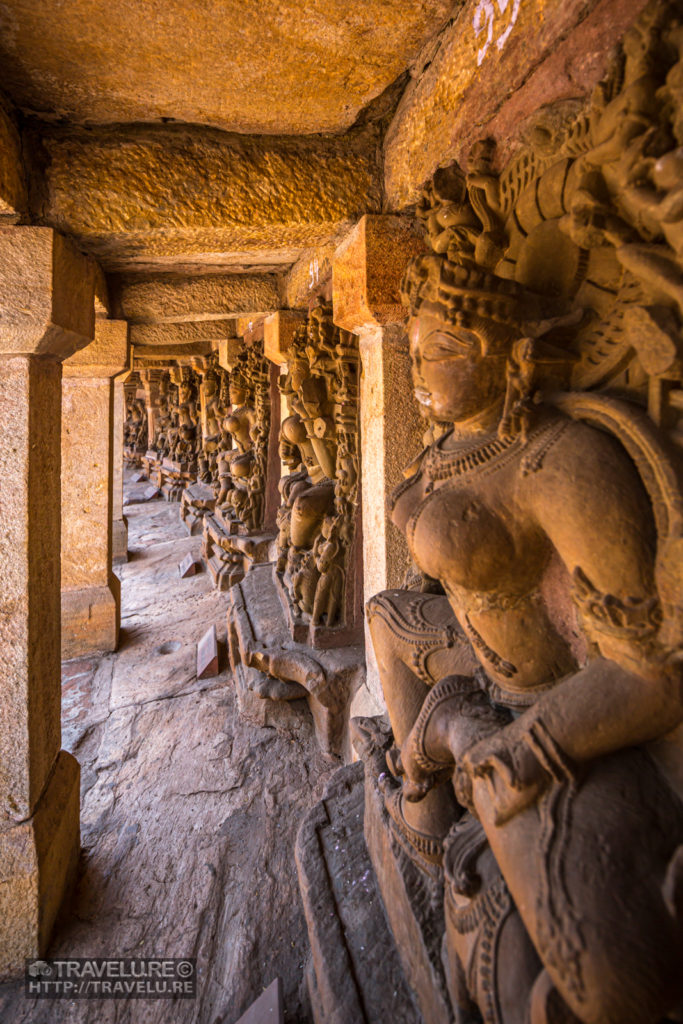 Idols representing different manifestations of female energy at Chausath Yogini Temple - Travelure ©