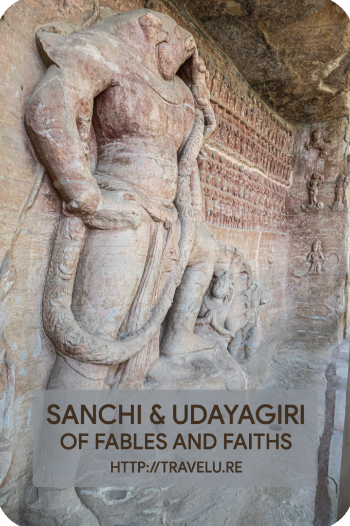 Though the physical distance may not be much, their faiths distance Sanchi and Udayagiri. While Sanchi is a Buddhist holy place, Udayagiri was important for 3 strong cults of Hinduism - Vaishnavism, Shaktism, and Shaivism. - Sanchi and Udayagiri - Of fables and faiths - Travelure ©
