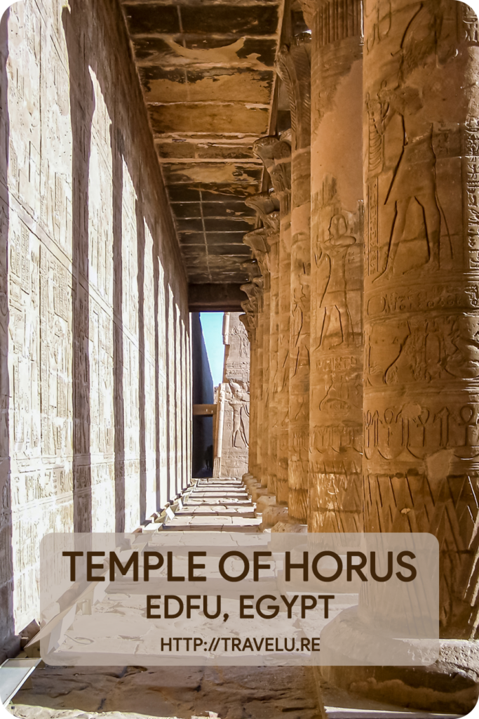 Ancient Egyptian history placed a great deal of importance on this cult, as it signified the triumph of good over evil. And all pharaohs claimed to be incarnations of Horus. - Temple of Horus, Edfu, Egypt - Fountainhead of a Cult - Travelure ©