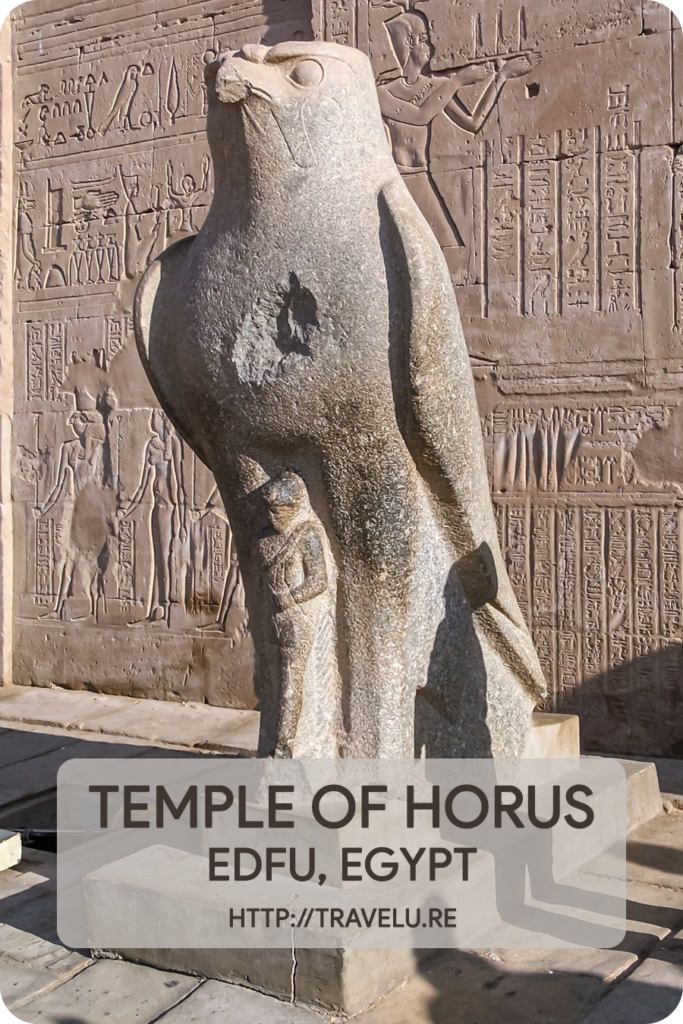 Ancient Egyptian history placed a great deal of importance on this cult, as it signified the triumph of good over evil. And all pharaohs claimed to be incarnations of Horus. - Temple of Horus, Edfu, Egypt - Fountainhead of a Cult - Travelure ©