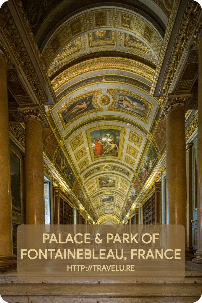 Its steep sloping roofs, the turret-like chimneys, dimensional alcoves, symmetrical arches, rectangular windows, and circular ventilators provide a pleasing look to an otherwise routine facade. - Palace and Park of Fontainebleau, France  - Travelure ©