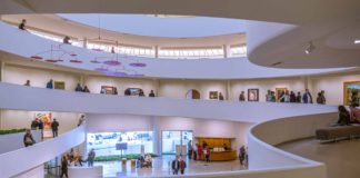 Solomon R. Guggenheim Museum, NYC – Maverick Architecture It faced bitter criticism when it opened its doors to the public in 1959. ‘The architecture dominates the paintings,’ was the sole pretext of its criticism. And it is true. - Solomon R. Guggenheim Museum, NYC - Maverick Architecture - Travelure ©