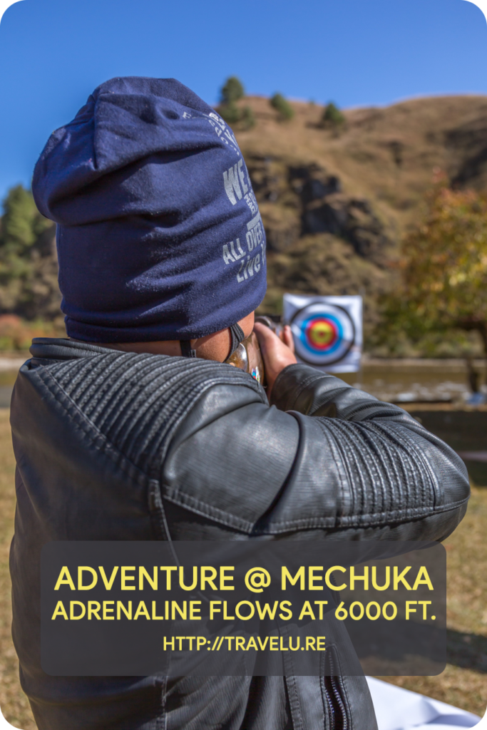 While the day activities revolved around competitive adrenaline pumping sports, the tribal song and dance performances brought alive the evenings. - Adventure @ Mechuka - Adrenaline Flows at 6000 ft. - Travelure ©