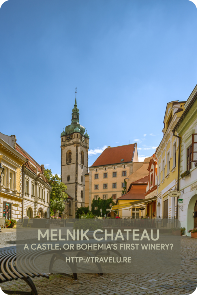 The chateau sits at the confluence of two rivers - Elbe (Labe) and the Vltava. A road between the chateau and the church leads you there. - Melnik Chateau - A Castle, or Bohemia’s First Winery? - Travelure ©
