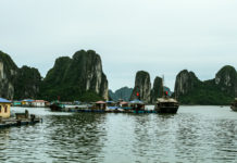 Ha Long Bay – Nature’s Pillars in the Sea Explorations around the place have revealed signs that human life existed here between 18,000 and 7,000 BCE. - Ha Long Bay - Nature’s Pillars in the Sea - Travelure ©