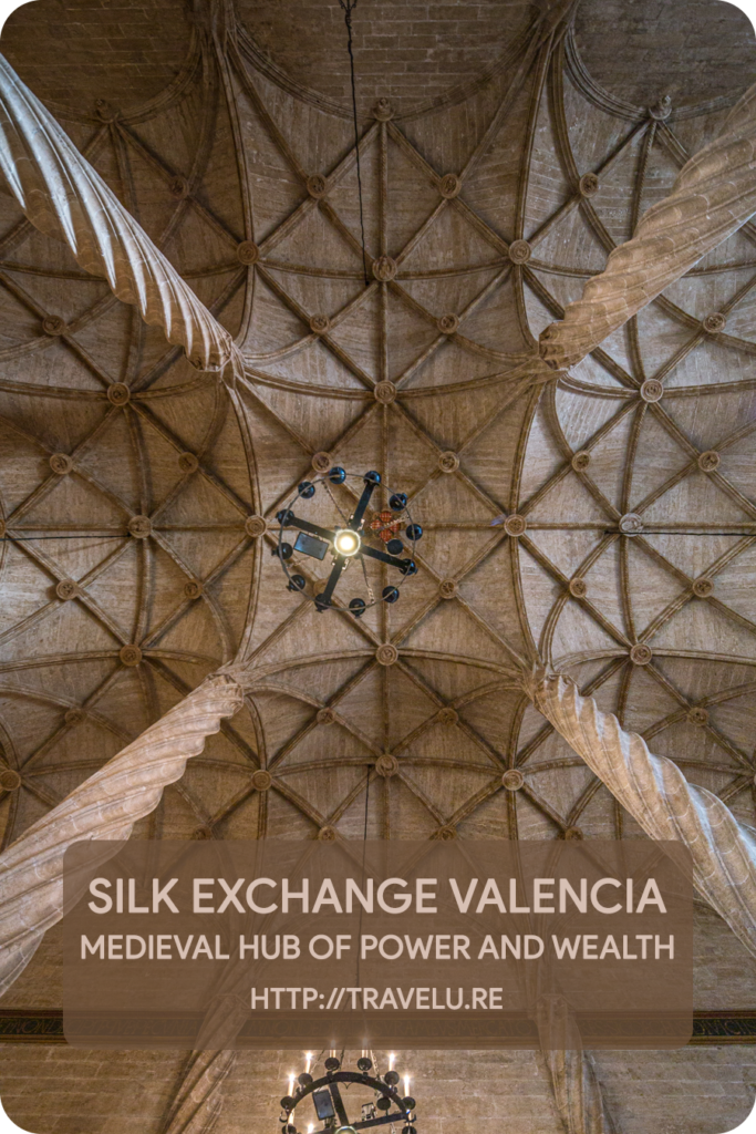 It was a simple reminder for the traders to be good christian and trade with honesty, so they remain prosperous. - Silk Exchange, Valencia - Medieval Hub of Power and Wealth - Travelure ©