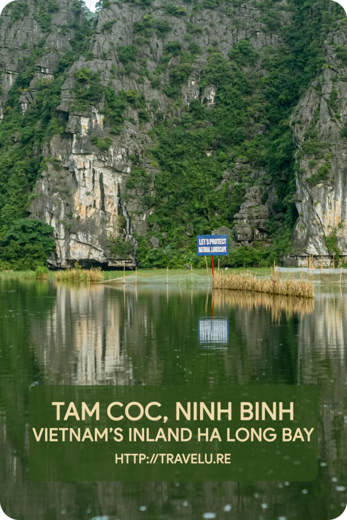 About 20 minutes into the ride we found ourselves ducking under as our boat passed through a cave. - Tam Coc, Ninh Binh - Vietnam’s Inland Ha Long Bay - Travelure ©