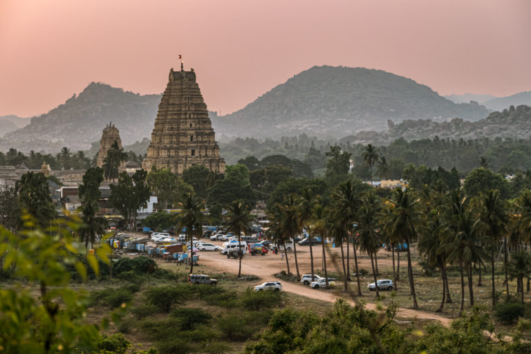 The key cluster here comprises the Kodandarama, Yantradharaka Anjaneya, Ranganatha, and Varaha temples. - Ruins of Hampi - The Places of Worship - Travelure ©