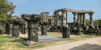 Warangal Fort – The Kakatiya Stronghold Two eras coexist in the circular fort precinct. - Warangal Fort - The Kakatiya Stronghold - Travelure ©